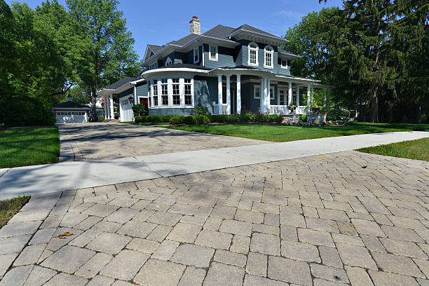 Residential Paver Driveway in Chrisman, IL